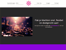Tablet Screenshot of hypnodenhaag.nl